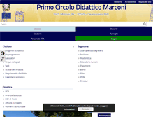 Tablet Screenshot of primocircolodidatticomarconi.it